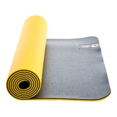 yellow mat yoga