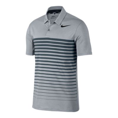 nike men's heather dry golf polo