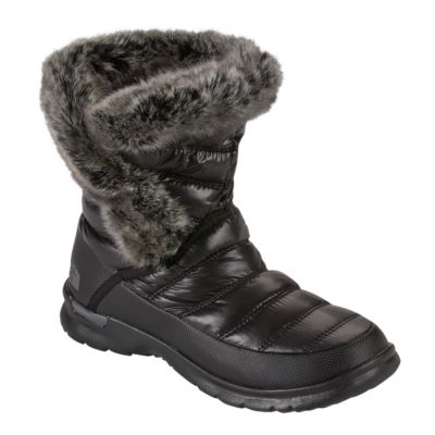 north face black boots womens