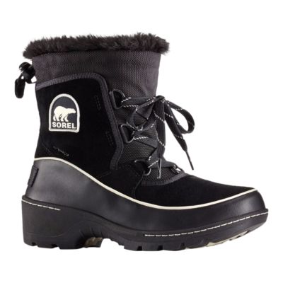 all black sorel boots