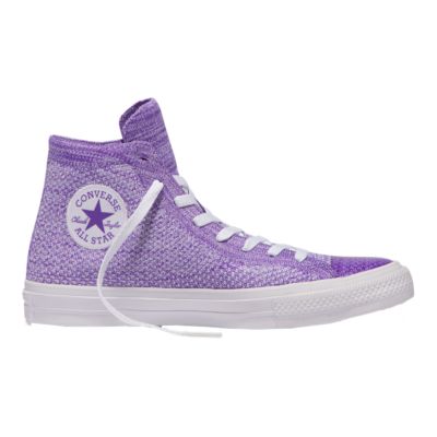 converse flyknit purple