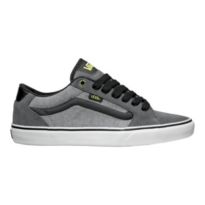 Vans Men's Faulkner (Chambray) Skate Shoes - Pewter/Black | Sport Chek
