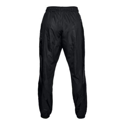 lined nylon wind pants