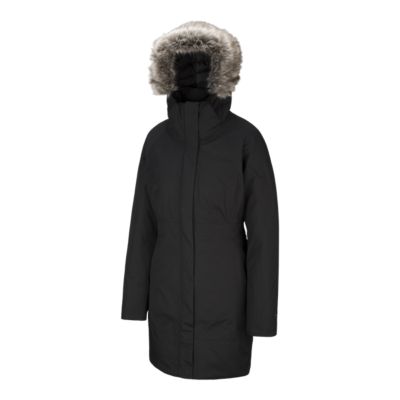 north face mid length down jacket