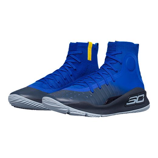 Under Armour Men's Curry 4 Basketball Shoes - Royal Blue | Sport Chek