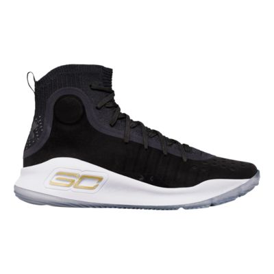 under armour curry 4 black white