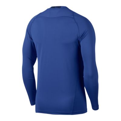 nike men's pro cool fitted long sleeve shirt