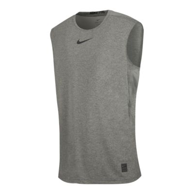 nike pro men's sleeveless fitted top
