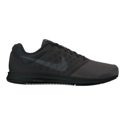 nike men's black mesh running shoes