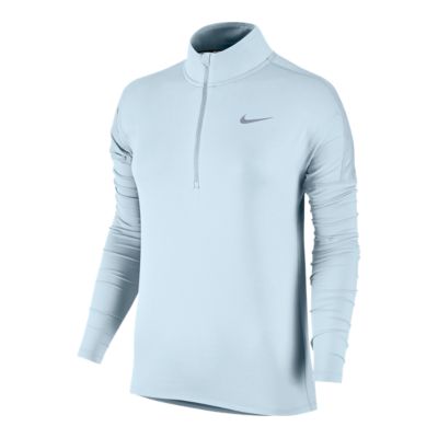 nike women's dry element half zip long sleeve running shirt