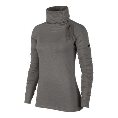 nike women's pro warm long sleeve shirt