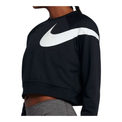 nike pro cropped top