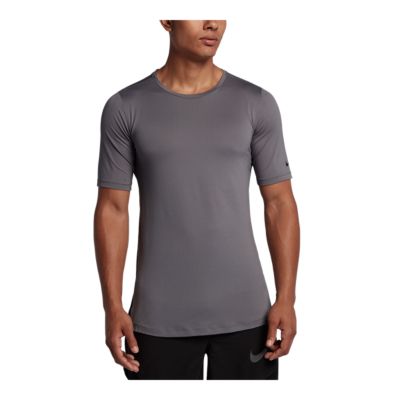 nike men's pro cool fitted short sleeve shirt