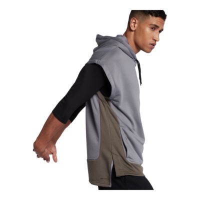 nike men's project x dry sleeveless hoodie