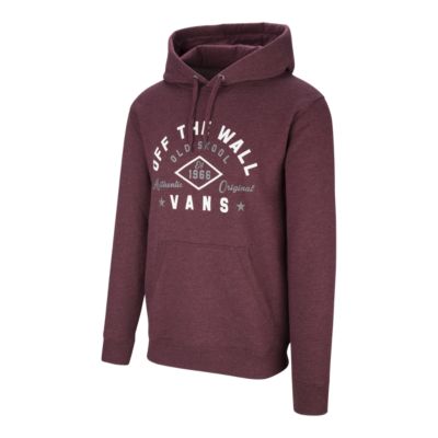 vans hoodie burgundy