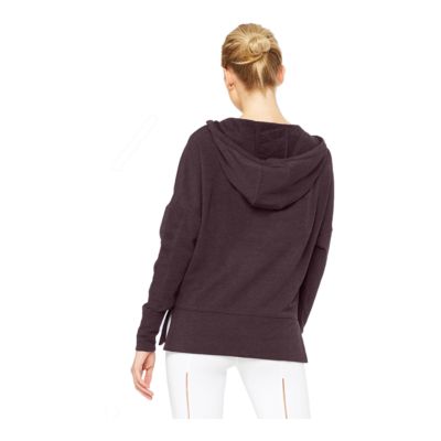 alo fluid tunic hoodie