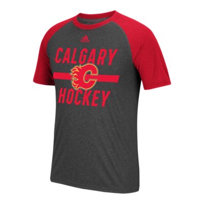 Calgary Flames Breakaway Raglan T Shirt 