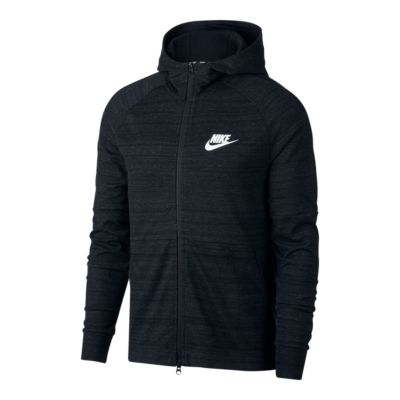 nike men's sportswear advance 15 full zip knit hoodie