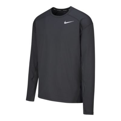 nike men's dry element long sleeve running shirt