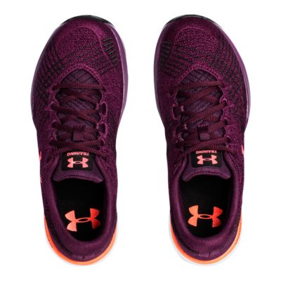 under armour charged push ladies training shoes