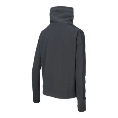 under armour featherweight fleece slouchy hoodie
