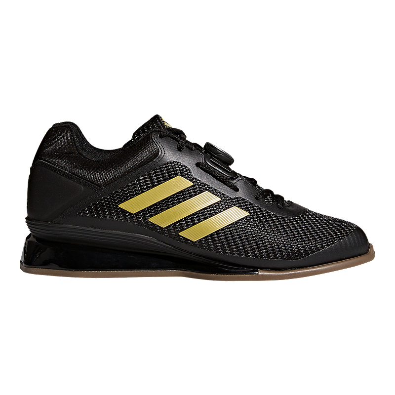 adidas Men's Leistung 16 II Weightlifting Shoes BlackGold adidas Men's Leistung 16 II Weightlifting Shoes BlackGold