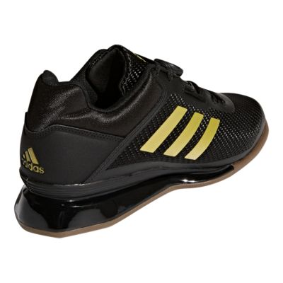 black and gold weightlifting shoes