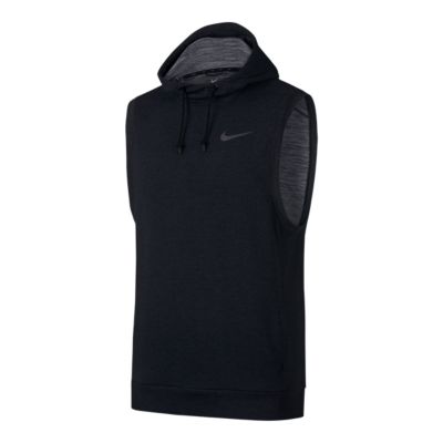 nike men's fleece pullover sleeveless training hoodie