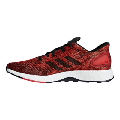 adidas pure boost red and black