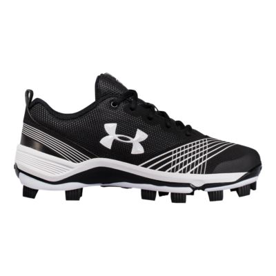 under armour white metal softball cleats