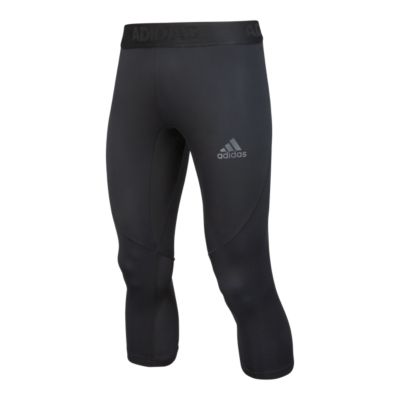 mens three quarter compression tights