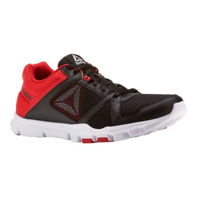 Training Shoes - Black/Red/White 