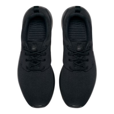 all black roshes womens