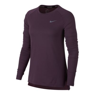nike tailwind women's long sleeve running top