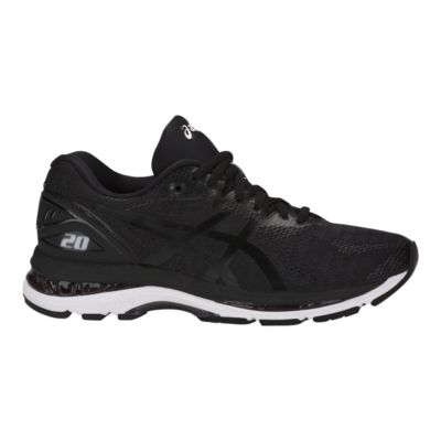 asics black and white womens