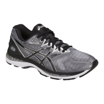 asics grey black