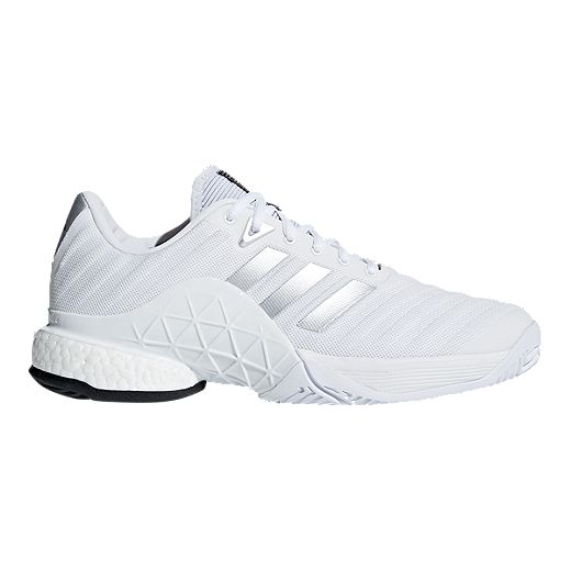 adidas Men's Barricade 2018 Boost Tennis Shoes - White | Sport Chek