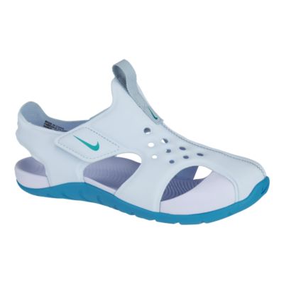 nike blue sunray protect sandals