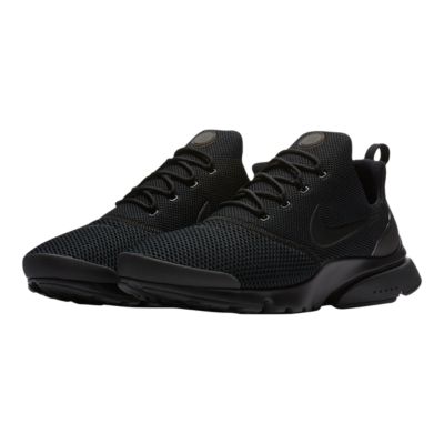 nike men's presto fly shoes - black