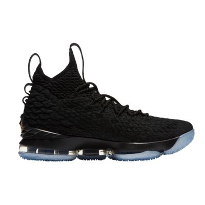 lebron 15 mens black and gold