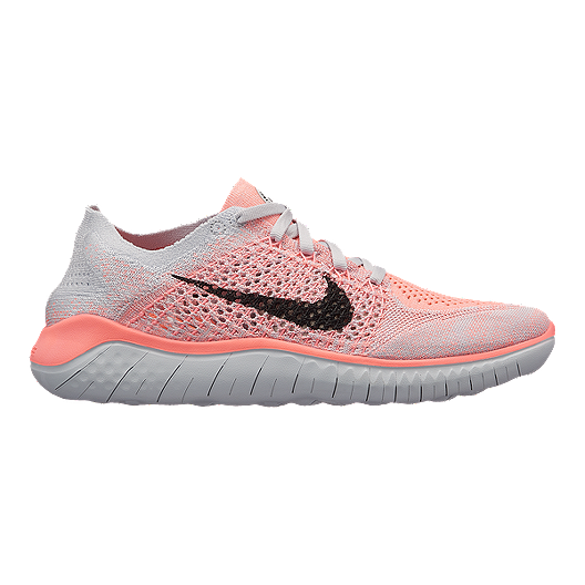 Nike Women's Free RN Flyknit 2018 Running Shoes RedBlack Nike Women's Free RN Flyknit 2018 Running Shoes RedBlack