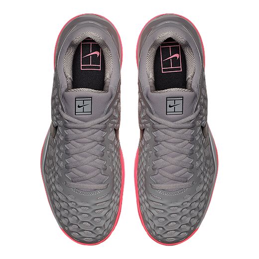 Nike Men's Air Zoom Cage 3 Shoes - Grey/Black/Pink | Sport Chek