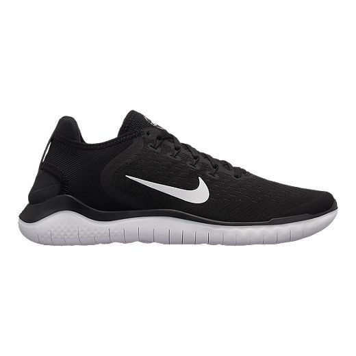 Nike Men's Free RN Running Shoes - Black/White | Chek