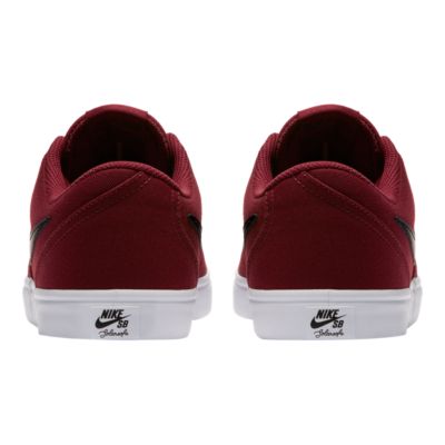 nike sb check solar canvas red