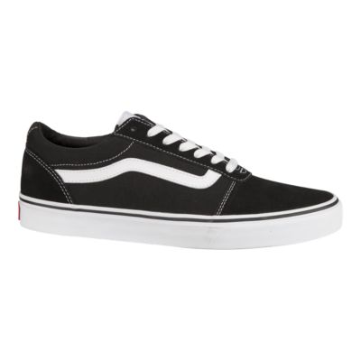 mens black canvas vans