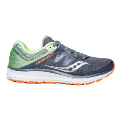Running Shoes - Grey/Mint/Orange 