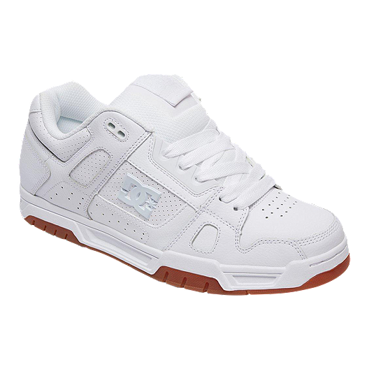 Dc Men S Stag Skate Shoes White Gum Sport Chek