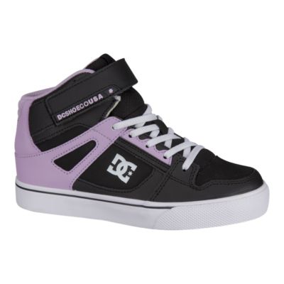 Dc Girls Pure High Top Ev Skate Shoes Black Lav Sport Chek