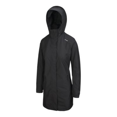 fleece lined raincoat womens