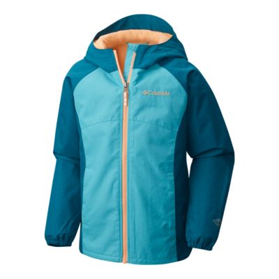 columbia fleece lined rain jacket